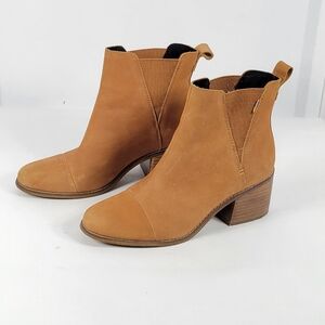Toms Camel Ankle Booties #815 Size 9.5